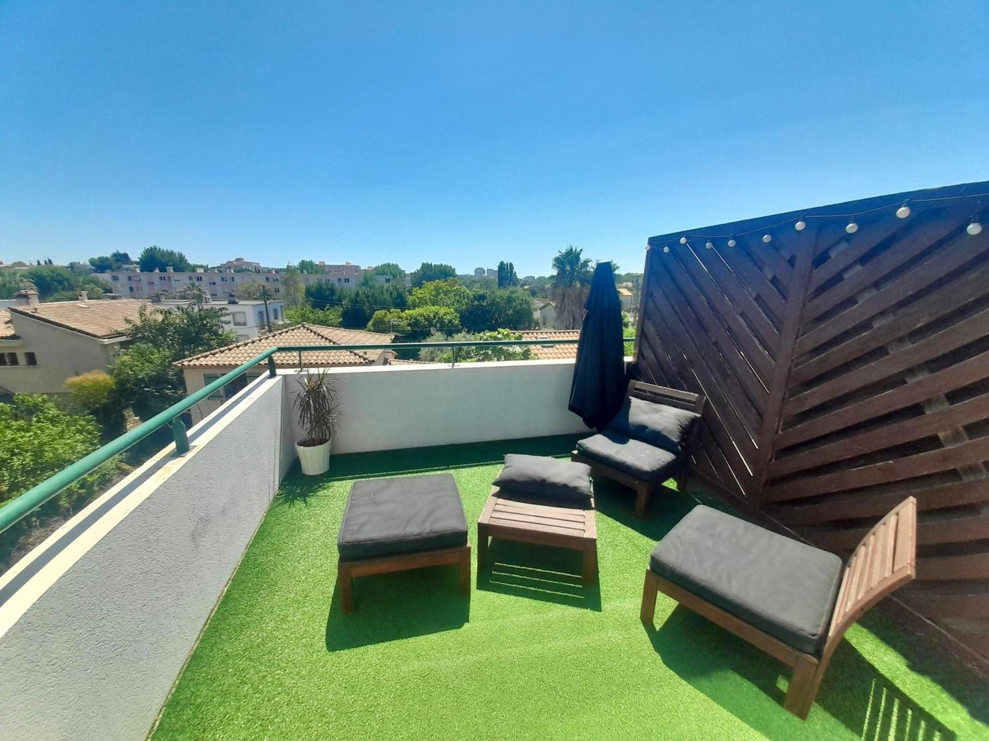 Apartament Terrasse De La Pompignane - T2 Lumineux Plein Sud Montpellier Zewnętrze zdjęcie